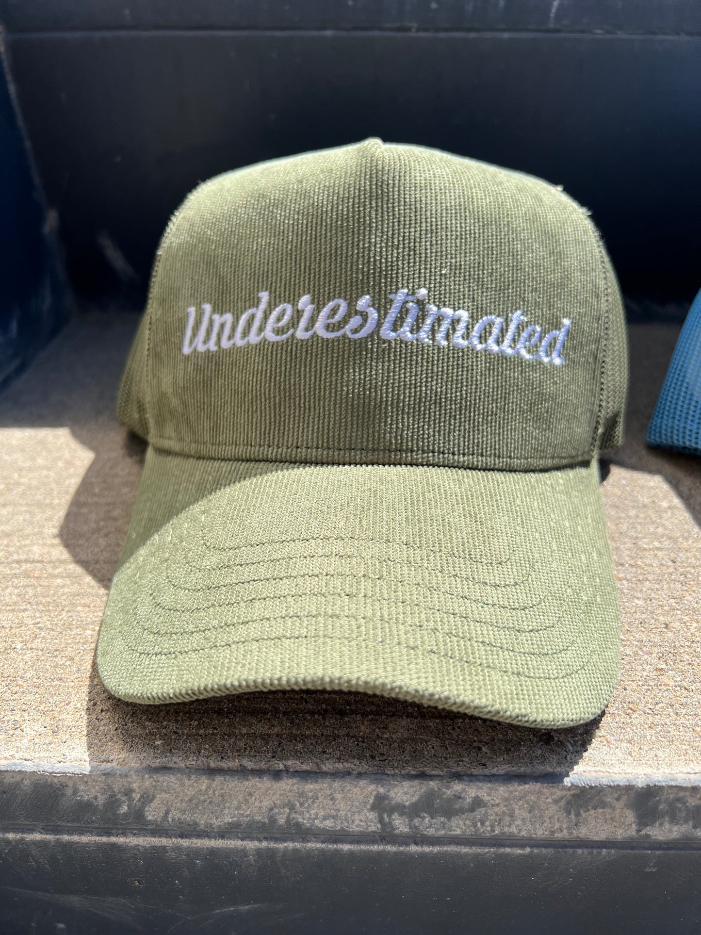 A-Frame corduroy hat