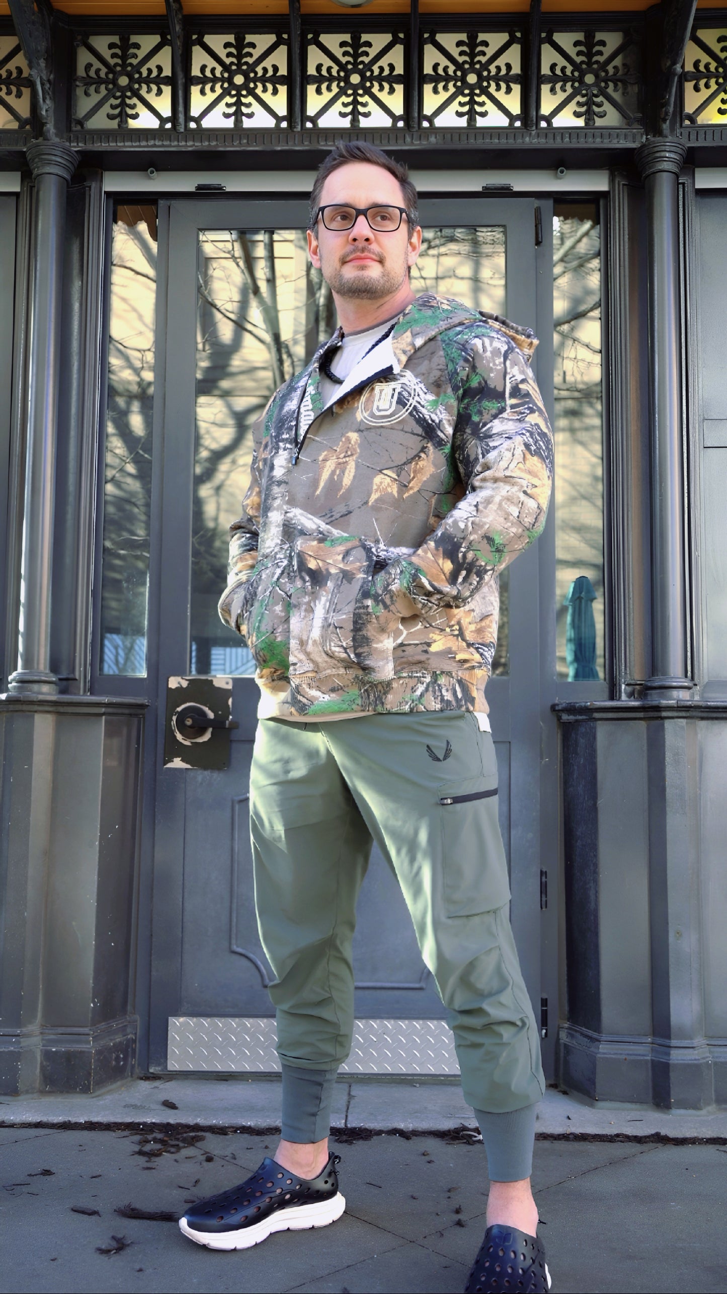 Brush Camo real tree 1/4 zip