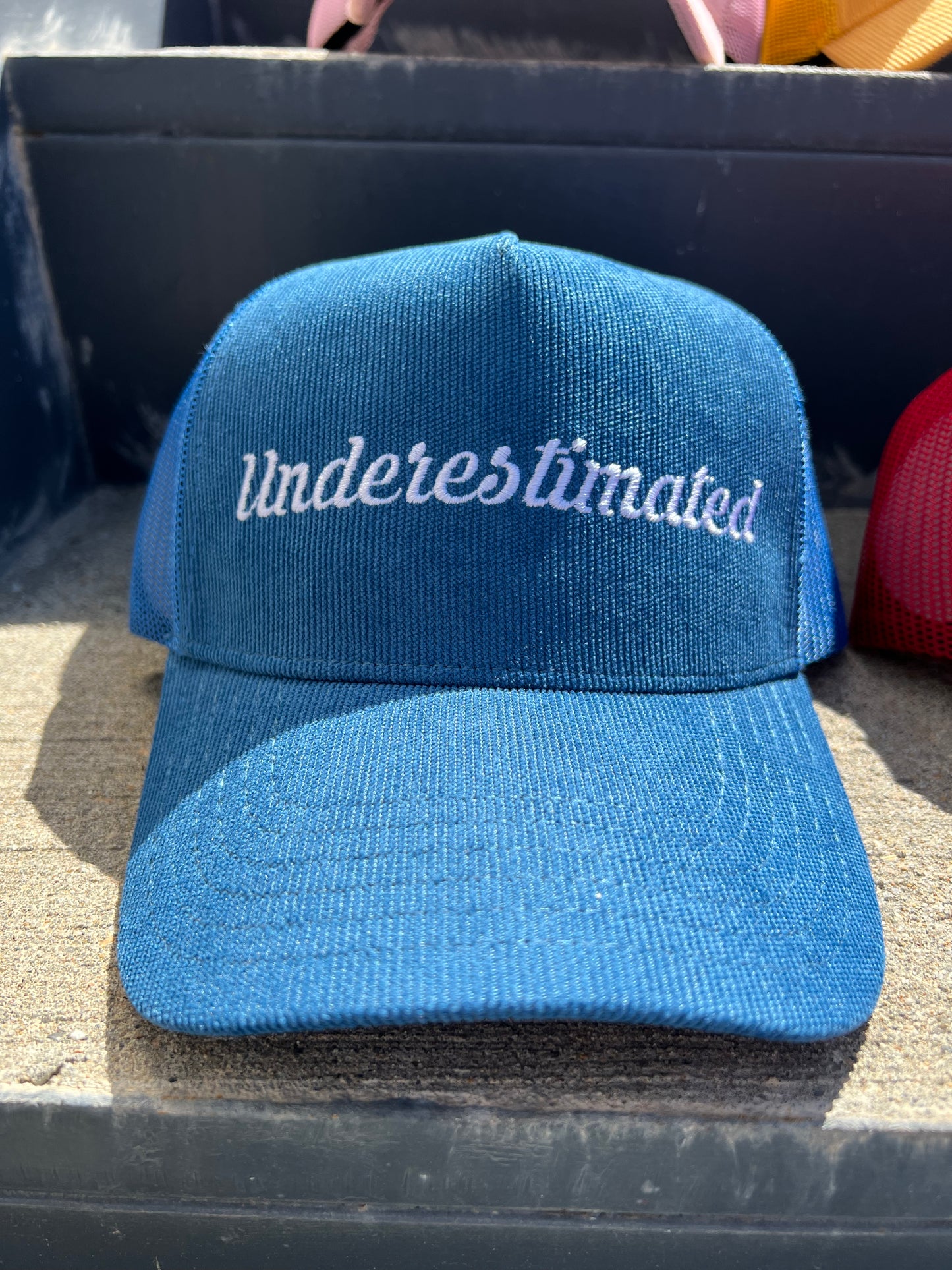 A-Frame corduroy hat