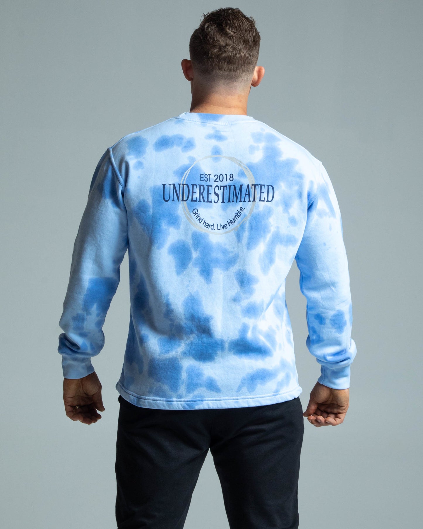 Tie-dye Crewneck - Sky