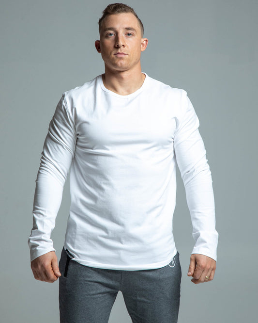 Long Sleeve Tee - White