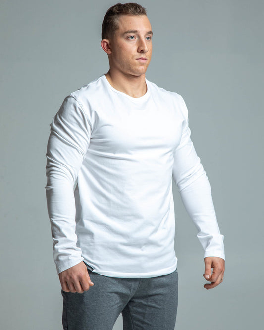 Long Sleeve Tee - White