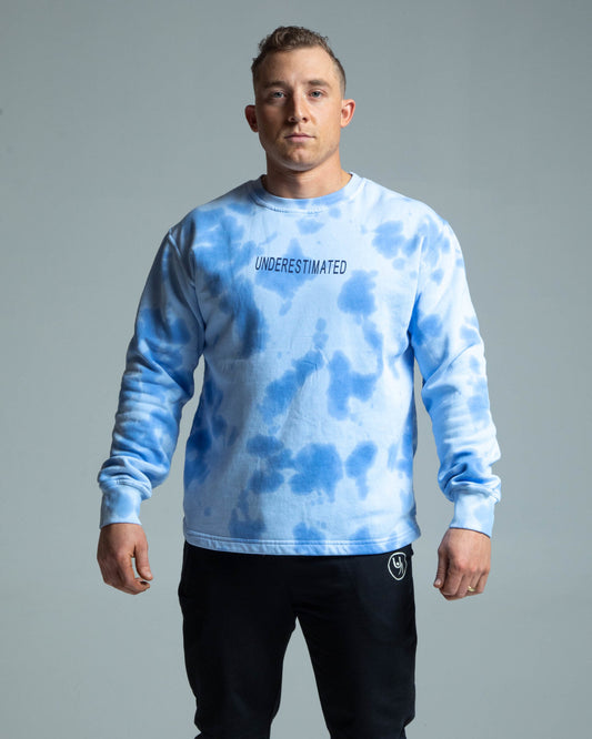 Tie-dye Crewneck - Sky
