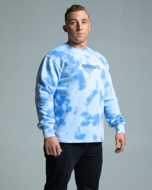 Tie-dye Crewneck - Sky