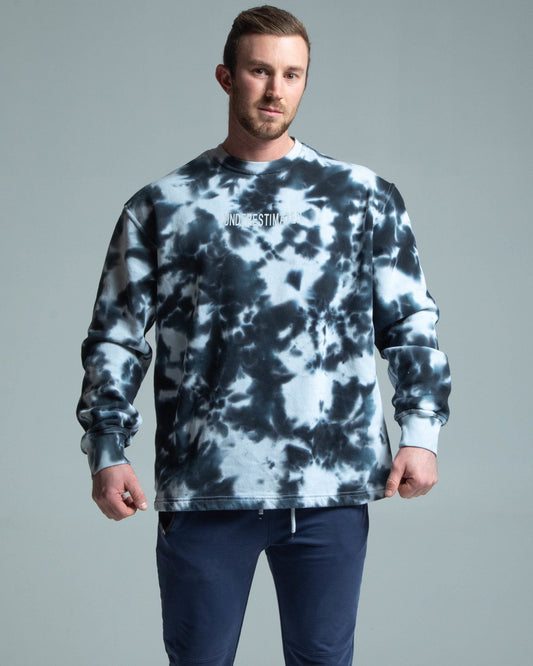 Tie-dye Crewneck - Black