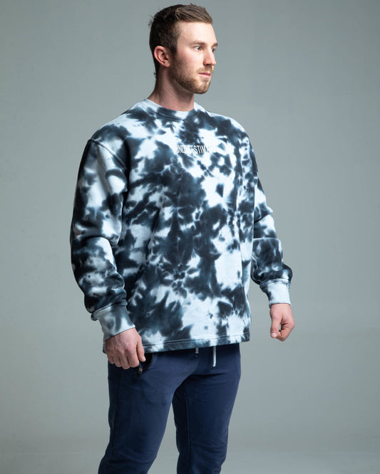 Tie-dye Crewneck - Black