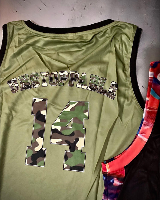 Motivate Jersey - Green Camo